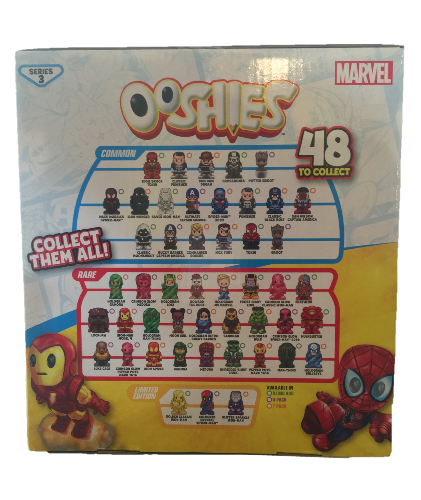 marvel ooshies pop and top list