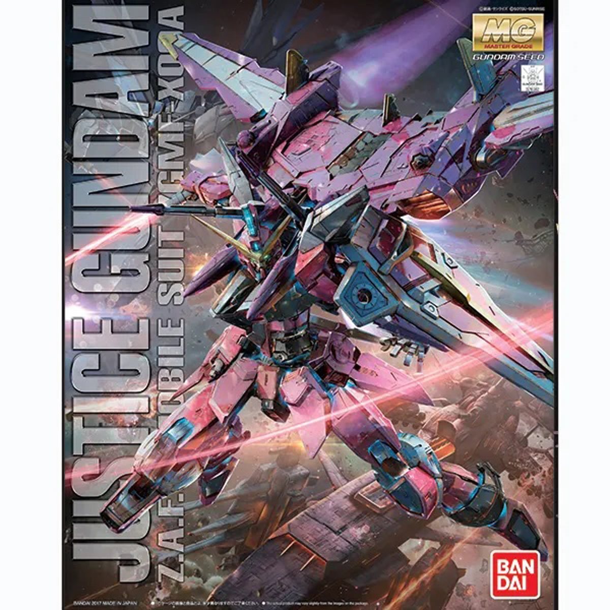 Bandai Mobile Suit Gundam Seed Justice Gundam Master Grade 1100 Scale