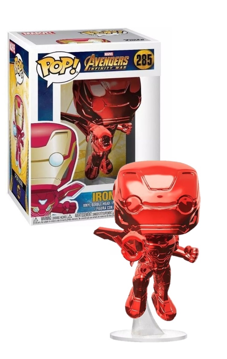 funko pop iron man chrome