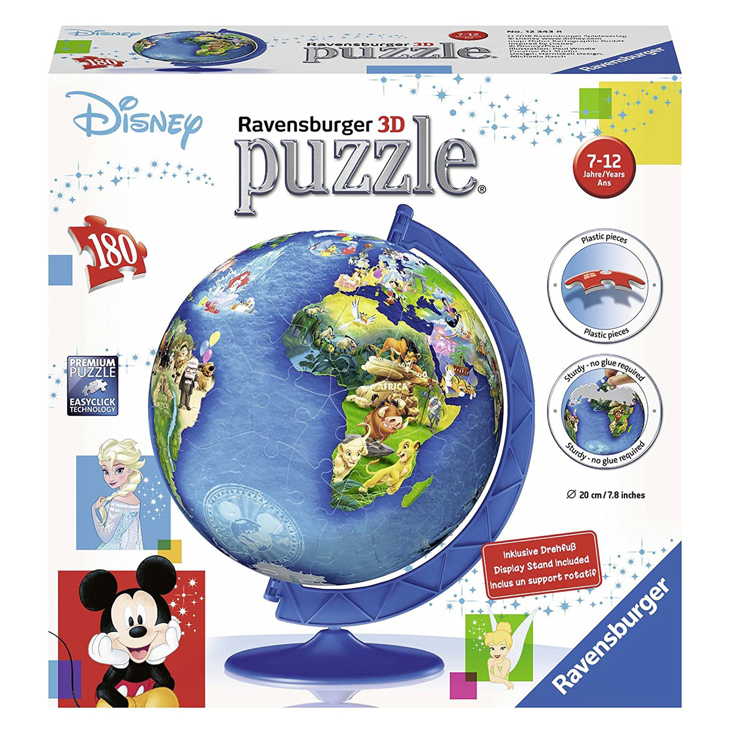 puzzle 3d globe ravensburger