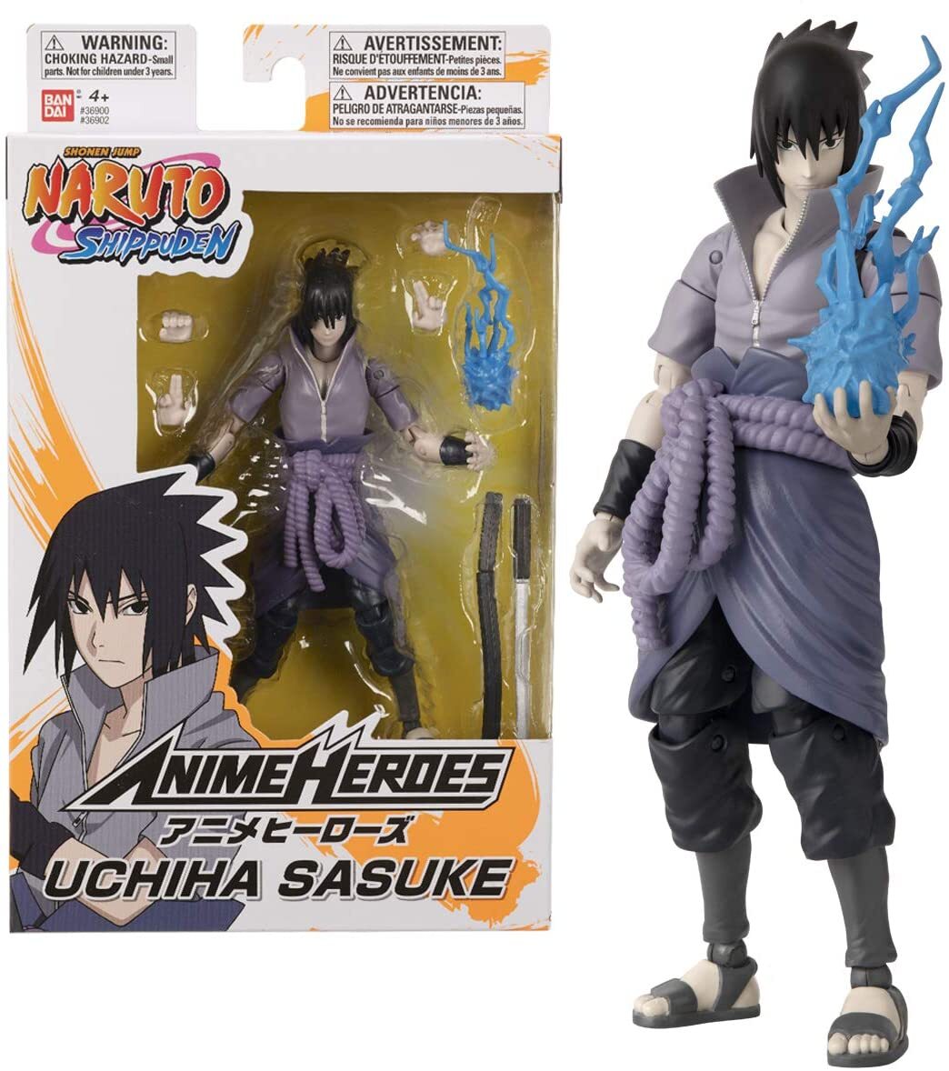 Bandai Anime Heroes Naruto Shippuden Sasuke Uchiha Action ...