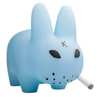 Kidrobot Frank Kozik Smorkin' Labbit 10 Inch Vinyl Clear Blue Edition
