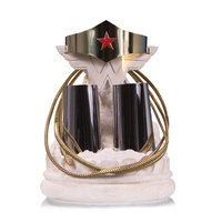 DC Collectibles Wonder Woman Bracelets with Lasso & Tiara Prop Replica Set
