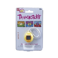 Bandai Tamagotchi 20th Anniversary Series 2 Yellow with Orange Chibi Tamagotchi