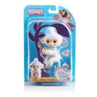 WowWee Fingerlings. Sugar. White Glitter Monkey. Genuine.