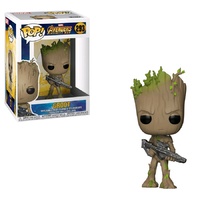 Funko Pop! Vinyl Marvel Avengers 3: Infinity War - Teen Groot with Gun