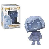 Funko Pop! Vinyl Harry Potter Nearly Headless Nick Blue Translucent US Exclusive