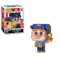 SDCC 2018 Funko Pop! Vinyl Disney Wreck It Ralph Fix-It Felix 8-Bit. Exclusive