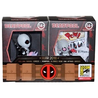 SDCC 2018 Beast Kingdom Mini Egg Attack MEA-004 Marvel Comics Deadpool X-Force Pony & Jump Out 4th Wall Exclusive