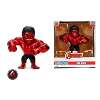 Jada Toys 4 Inch Metalfigs Marvel Avengers Red Hulk