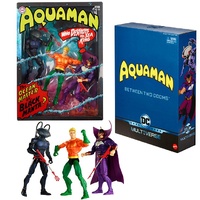 SDCC 2018 Mattel DC Comics Multiverse Aquaman Between Two Dooms Figures 3-Pack Exclusive