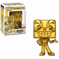 Funko Pop! Vinyl E3 2018 Cuphead King Dice Gold. US Exclusive