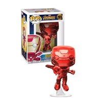 Funko Pop! Vinyl Marvel Avengers 3: Infinity War Iron Man Red Chrome. US Exclusive