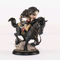 SDCC 2017 Quantum Mechanix Q-Fig Wonder Woman Movie. Wonder Woman On Horse 6-Inch Figure