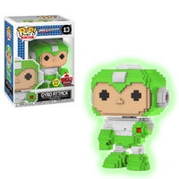 Funko Pop! Vinyl Fan Expo 2018 Mega Man Gyro Attack Glow 8-bit. Exclusive