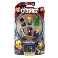 Ooshies DC Comics Series 4. 7-Pack. Purple Suit Batman, Power Girl, Hologram Martian Manhunter,