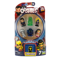 Ooshies DC Comics Series 4. 7-Pack. Battle Damaged Superman, Hologram Guy Gardner, Star Girl,