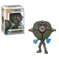 NYCC 2018 Funko Pop! Vinyl Fallout Assaultron Invader Glow. Exclusive