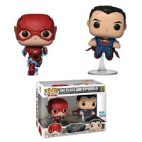 NYCC 2018 Funko Pop! Vinyl 2-Pack DC Justice League The Flash and Superman Race. Exclusive