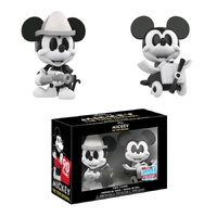 NYCC 2018 Funko 2-Pack Disney Mickey Mouse Black & White Mini Vinyl Figures. Exclusive
