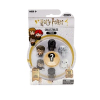HeadStart Harry Potter Collectibles Series 1. 7-Pack. Harry Potter w/Wand, Hologram Lucius Malfoy, Titanium Hermione Granger,