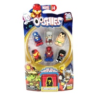 Ooshies Marvel Series 4. 7-Pack. Shield of Captain America, Thor Jane Foster, Namor,