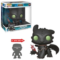 Funko Pop! Vinyl Dreamworks How to Train Your Dragon 3: The Hidden World. Toothless 10-Inch US Exclusive