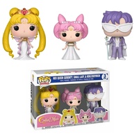 Funko Pop! Vinyl 3-Pack Sailor Moon. Neo Queen Serenity, Small Lady & King Endymion. US Exclusive