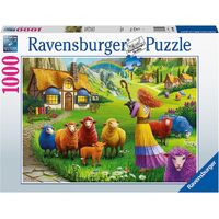 Ravensburger The Happy Sheep Yarn Shop 1000pc Puzzle