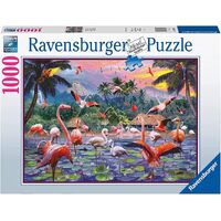 Ravensburger Pink Flamingos 1000pc Puzzle