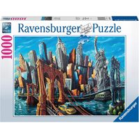 Ravensburger Colourful New York 1000pc Puzzle