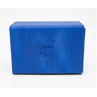 Game Mate Premium Blue Wood Grain Deck Box