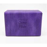 Game Mate Premium Purple Wood Grain Deck Box
