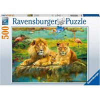 Ravensburger Lions in the Savannah 500pc Puzzle