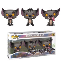 ECCC 2019 Funko Pop! Vinyl 3-Pack Disney Lion King Hyenas Banzai, Shenzi & Ed. Exclusive