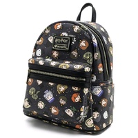 Loungefly Harry Potter Chibi Print Mini Backpack