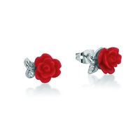 Couture Kingdom Disney Enchanted Rose Stud Earrings