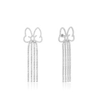 Couture Kingdom Disney 100 Minnie Mouse Crystal Bow Drop Earrings