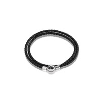 Couture Kingdom Disney The Nightmare Before Christmas Jack Skellington Leather Bracelet 2-IN-1 Necklace
