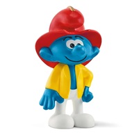 Schleich Smurfs Fireman Smurf Figure