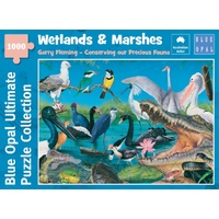 Blue Opal Garry Fleming Wetlands & Marches 1000pc Puzzle