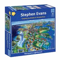 Blue Opal Stephen Evans Macquarie Lighthouse 1000pc Puzzle