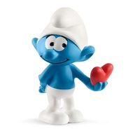 Schleich Smurfs Smurf with Heart Figure