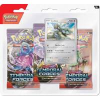 Pokemon TCG Scarlet & Violet 5 Temporal Forces Three Booster Blister (Assorted)