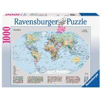 Ravensburger Political World Map 1000pc Puzzle