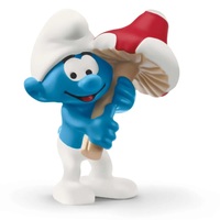 Schleich Smurfs Smurf with Good Luck Charm Figure