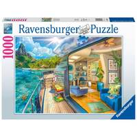 Ravensburger Tropical Island Charter 1000pc Puzzle