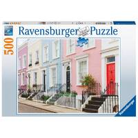 Ravensburger Colourful London Townhouses 500pc Puzzle