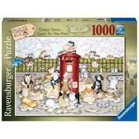 Ravensburger Crazy Cats Lost in the Post 1000pc Puzzle