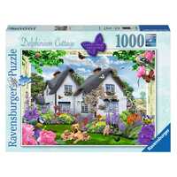 Ravensburger Delphinium Country Cottage 1000pc Puzzle